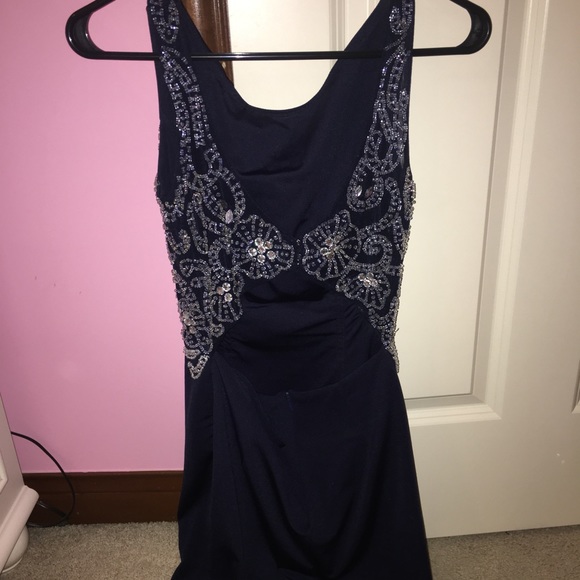 Mini Dress - navy blue - Picture 3 of 4